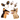Giraffe & Jackal Puppets & Headbands (set of 4)