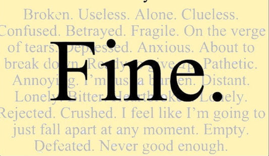 How are you Feeling...Really?