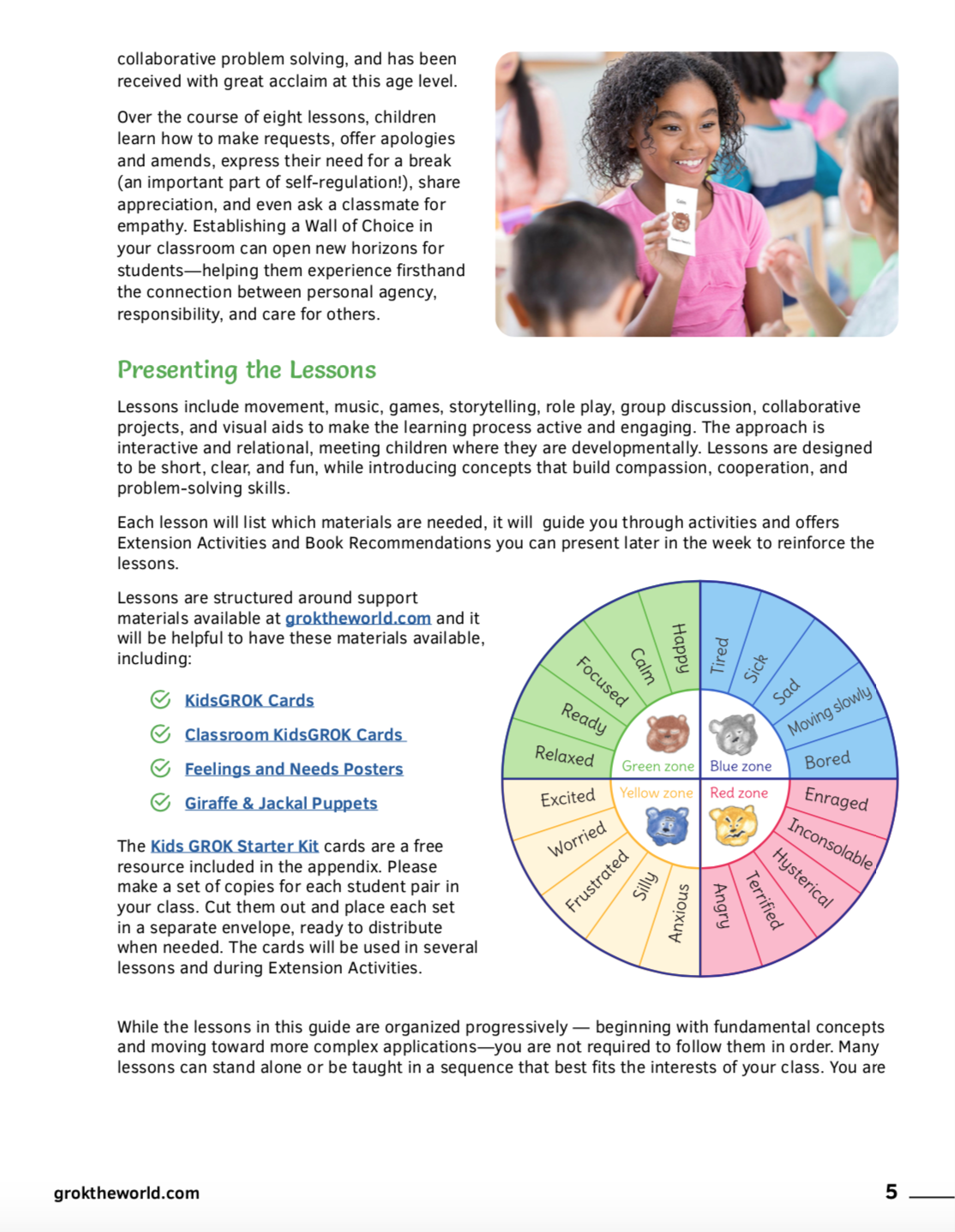 2nd – 4th Grade Curriculum: Building Empathy & Group Harmony