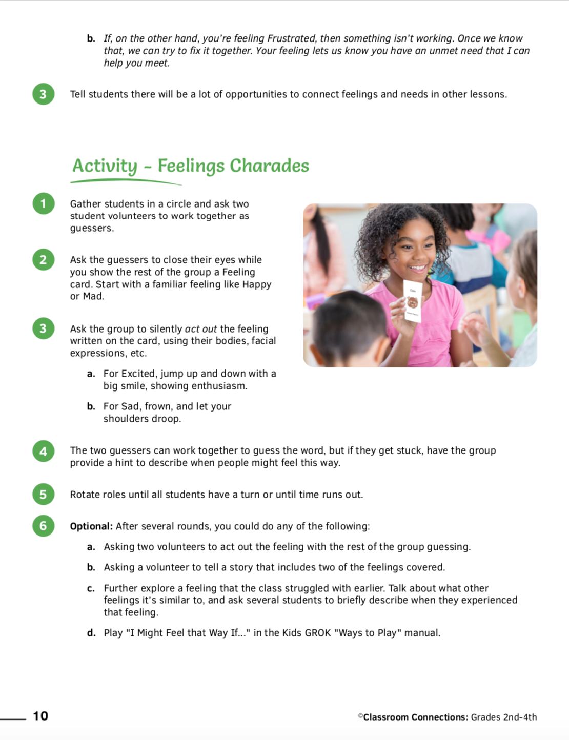 2nd – 4th Grade Curriculum: Building Empathy & Group Harmony