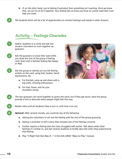 2nd – 4th Grade Curriculum: Building Empathy & Group Harmony