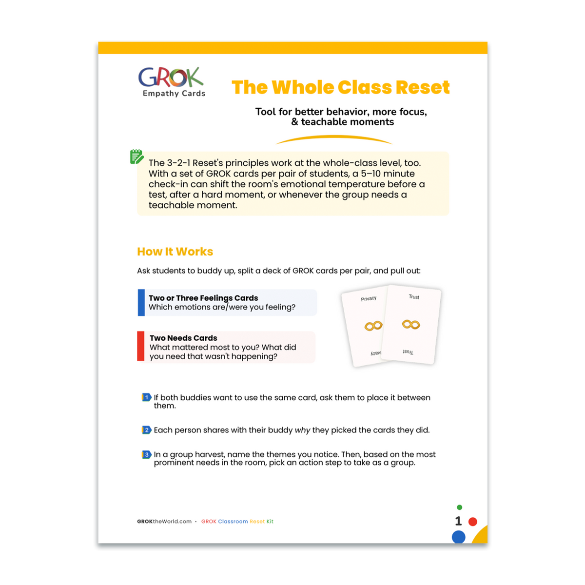 GROK Classroom Reset Kit