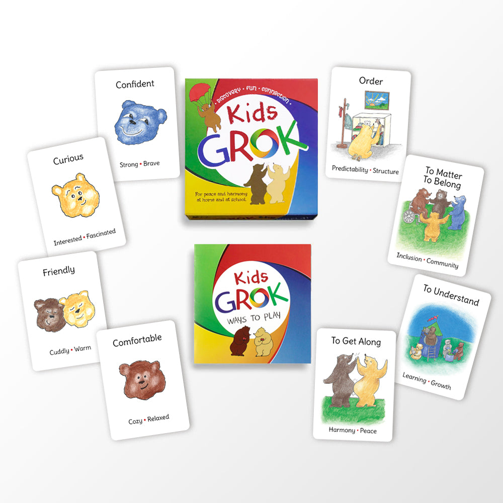 Kids GROK Conversation Cards -- Raising Empathic Kids