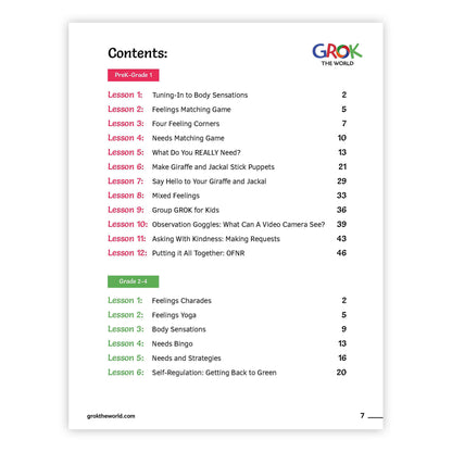 PreK–8th Grade: Comprehensive NVC Curriculum Guide