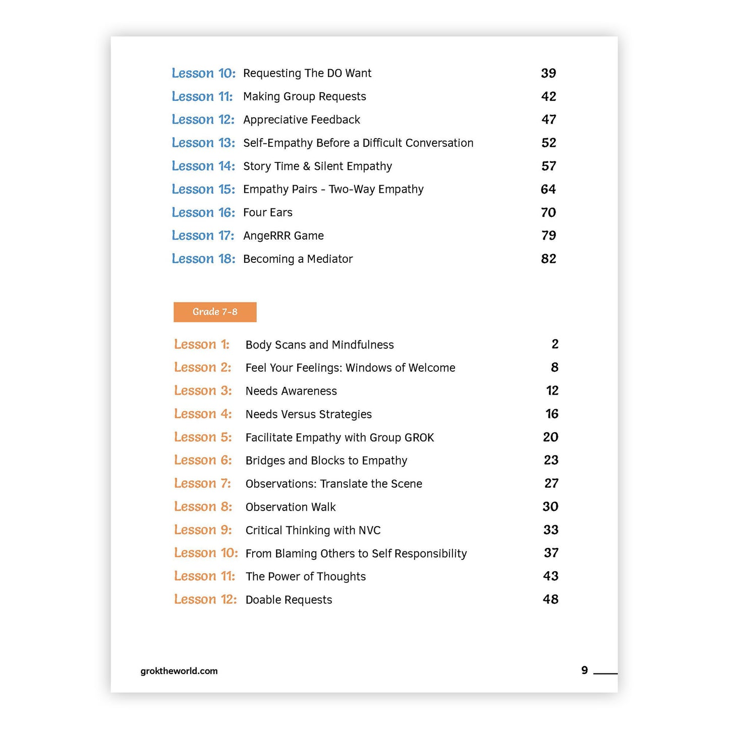 PreK–8th Grade: Comprehensive NVC Curriculum Guide