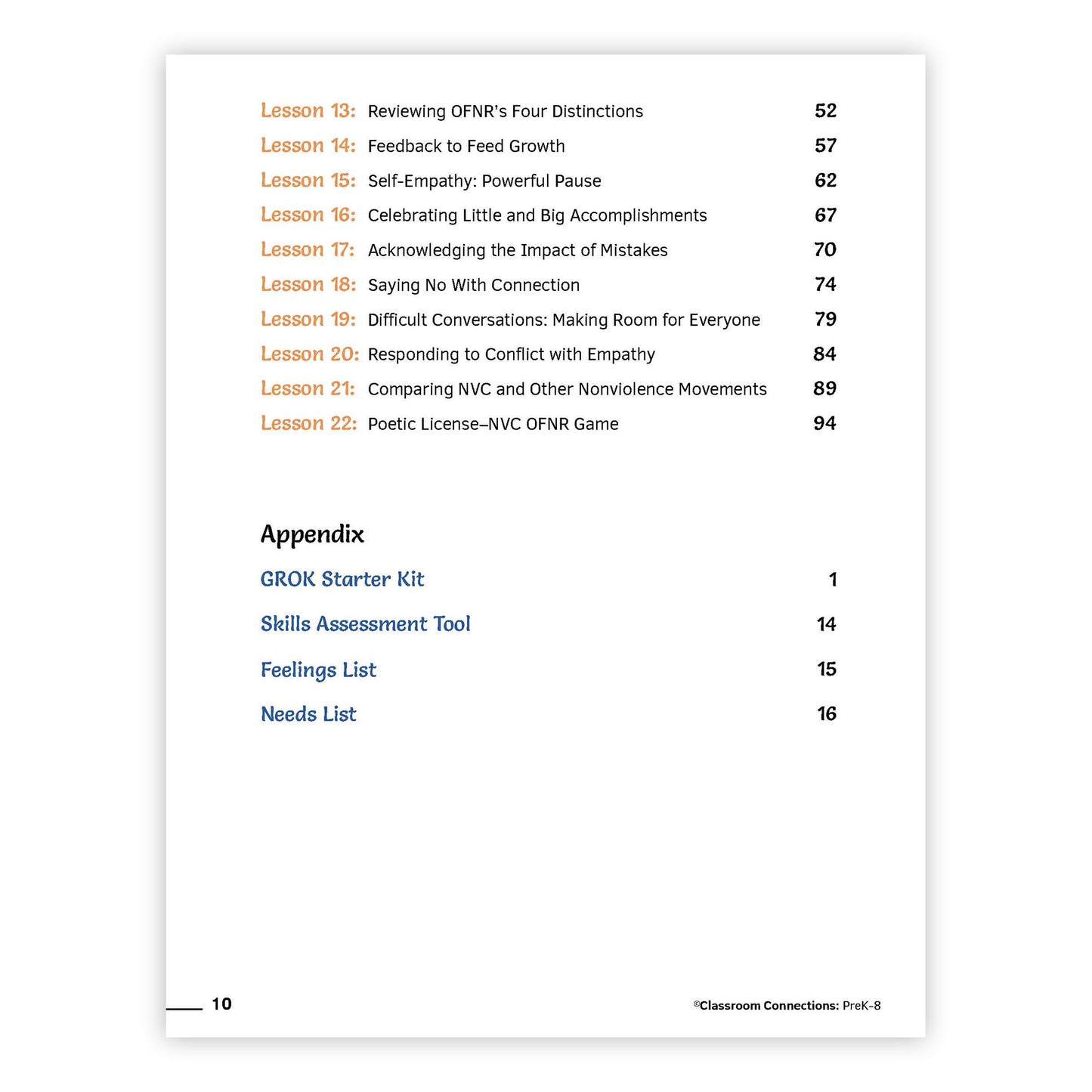 PreK–8th Grade: Comprehensive NVC Curriculum Guide