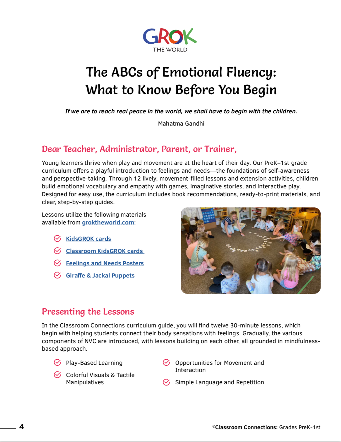 PreK – 1st Grade Bundle: The ABCs of Emotional Fluency (Red Set)