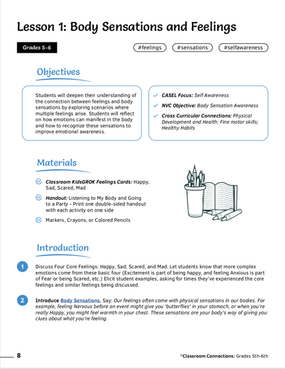 5th – 6th Grade Curriculum: Communication & Conflict Resolution Tools