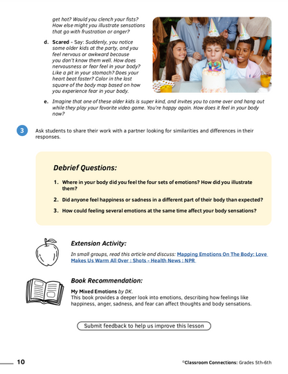 5th – 6th Grade Curriculum: Communication & Conflict Resolution Tools
