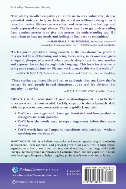 The Healing Power of Empathy — True Stories About Transforming Relationships, compiled by Mary Goyer